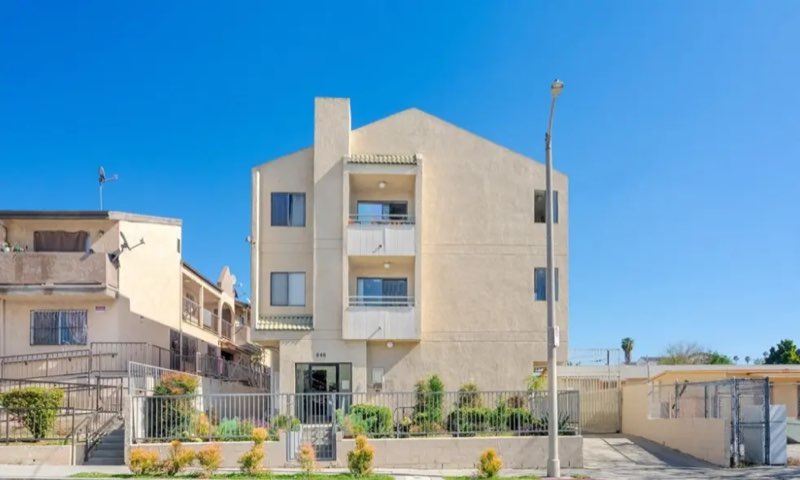 646 N Madison Ave in East Hollywood, closed multifamily sale